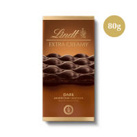 Lindt EXTRA CREAMY Dark Chocolate 80g