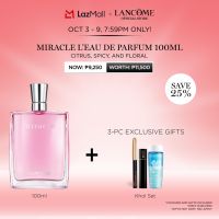 Lancome Miracle Eau de Parfum - Spicy Floral Musk Long Lasting Perfume Fragrance for Women - 100ml