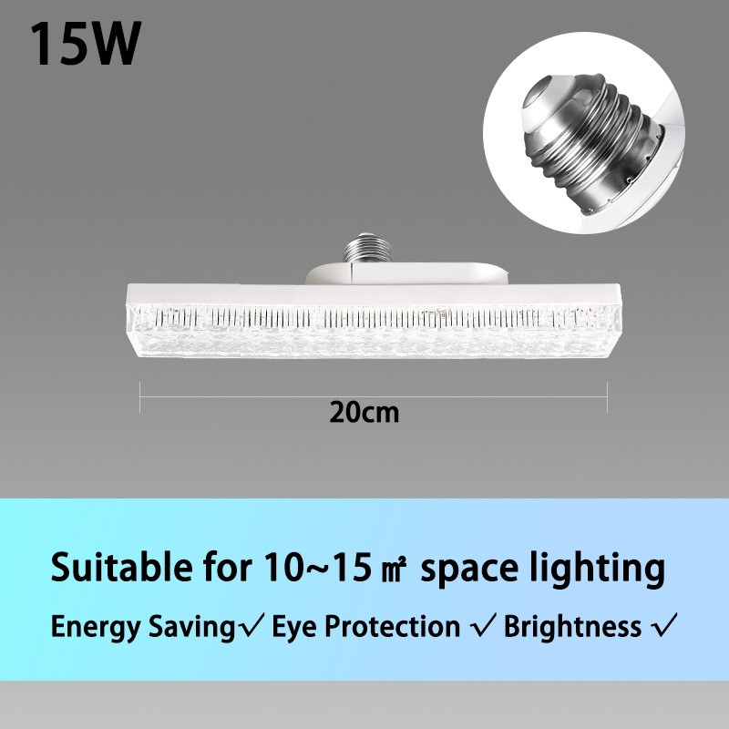 17KM LED Bulbs Long Crystal Design Crystal LED Light E27 Bulb Led Strip Light Indoor Panel Light Super Bright Socket Ceiling Lighting Daylight Chandelier Surface Light For Dining Living Room