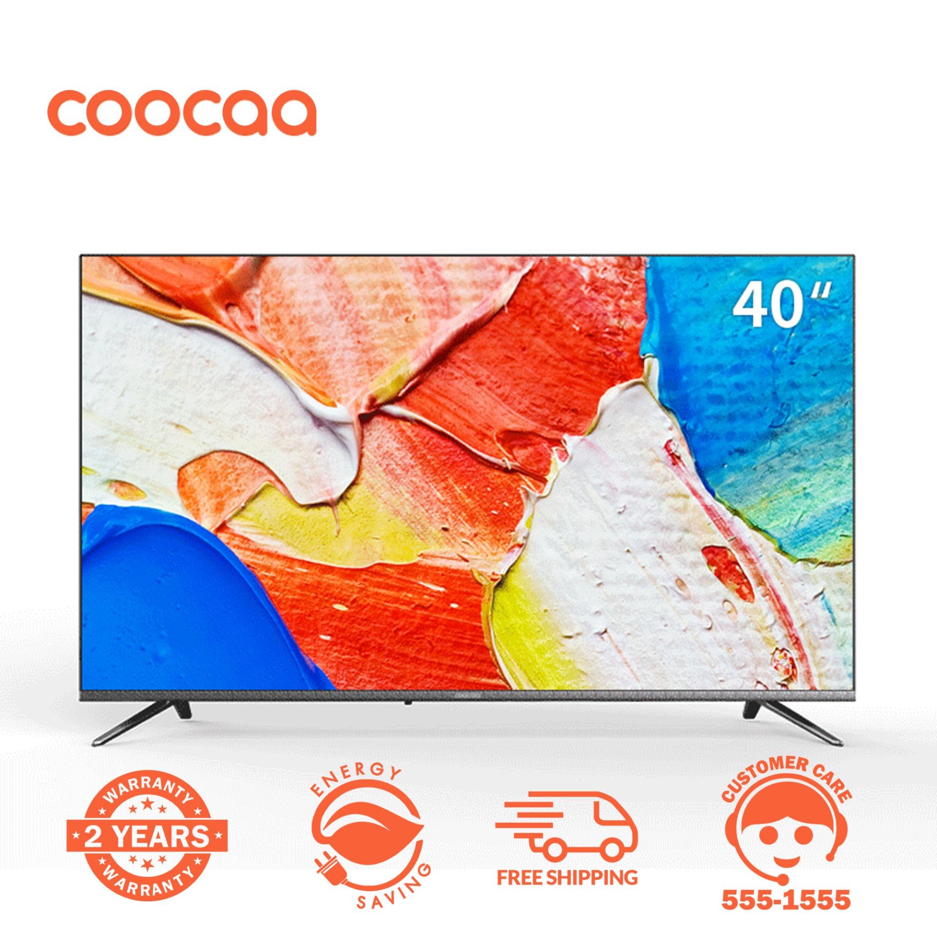 COOCAA 40 Inch Smart Netflix Built-In Frameless FHD  LED TV -Slim Wifi (Model 40S3N)