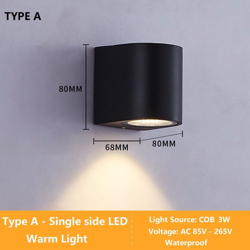 Outdoor Wall lamp LED Wall Light Up Down Wall Lamps Modern Decoration Light Waterproof outdoor light