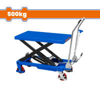 WADFOW 150KG / 500KG MANUAL LIFT TABLE WITH FOOT PEDAL & FOOT PROTECTION WNX1R15 / WNX1R50- WHT