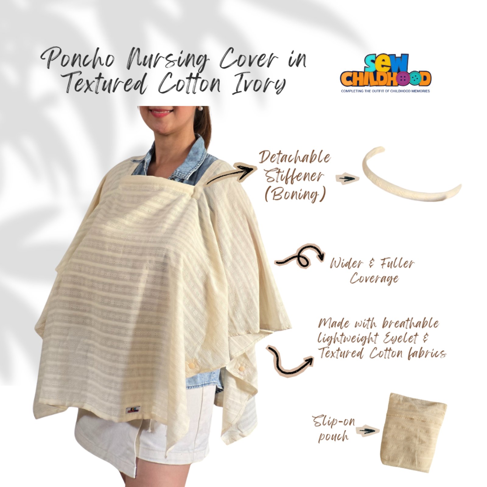 Sew Childhood Poncho Nursing Cover