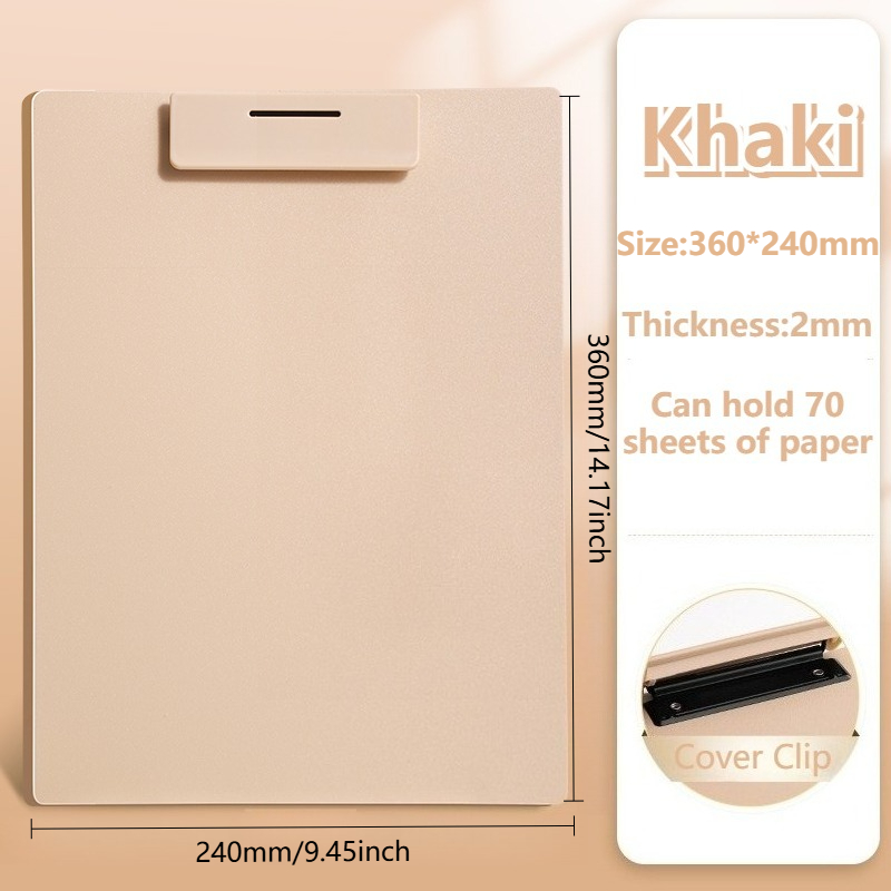 Long Clip Board Paper Organizer Clip Pad File Paper Folder Writing Pad Office Student School Supply Long Size 235X355mm