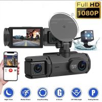 Car Dash Cam Front And Back Camera 1080P HD Night Vision Car Dashcam Car View Camera Recorder Car DVR Driving Car Dashcam 3 Camera