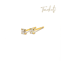 Trinkets Fia Stud Earrings in 3mm