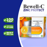 Bewell-C Zinc Protect - Vitamin C (As Sodium Ascorbate ″Non-Acidic Vitamin C″) + Zinc 500mg/capsule 100 capsule/box