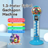 HAILANG Coin-operated gashapon machine | 10-peso coin-operated red/blue ABS+PC material | Comes with a 200x50 mm transparent ball