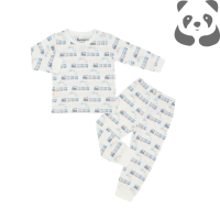 Bamberry Baby Long Sleeves Pajama Set Train - Bamboo Fabric