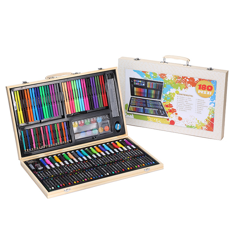 145 pcs Painting Set Colored Pencil & Art Supplies Set with Painting Drawing for kids Coloring Painting Sets