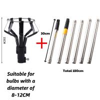 Light Bulb Changer Bulb Installer Telescoping Pole Removal Tool Portable High Ceiling Bulb Changer