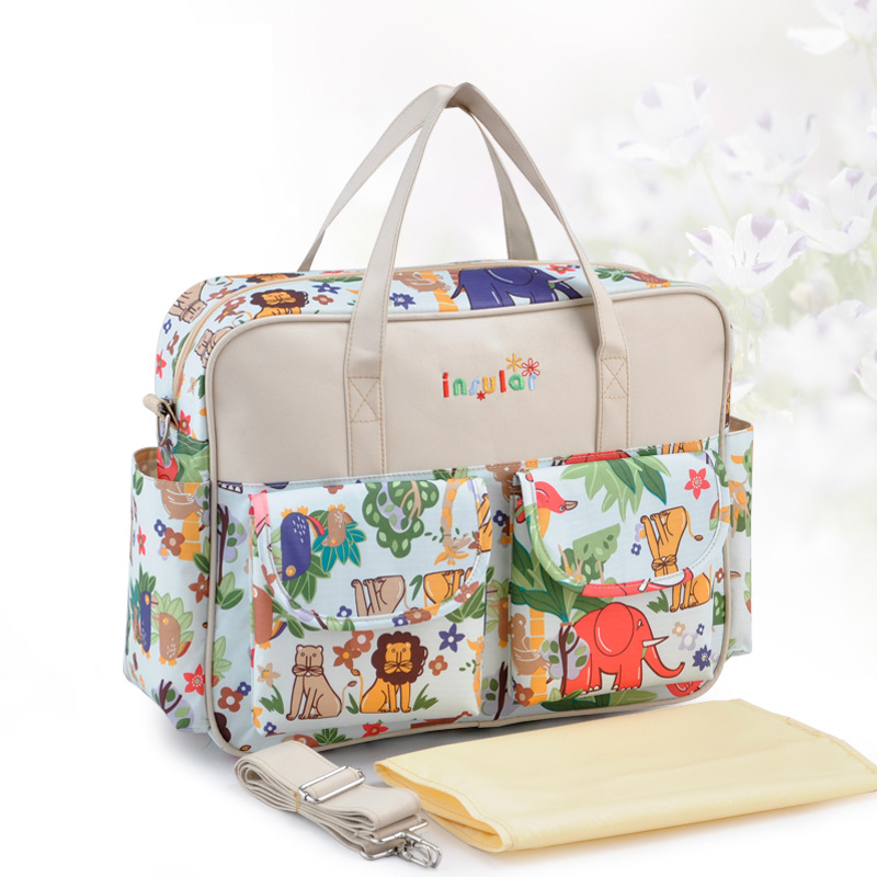 Fashion Mommy Bag Travel Portable Diaper Bag Large Capacity Handbag Nappy Baby stroller bag 20L