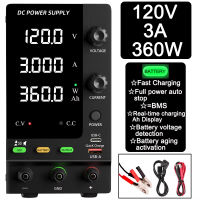 Nice Power 220V 30V 10A 30V 5A 60V 5A 120V 3A Adjustable With 4-digit LED display EU plug DC Power bench Supply OCP BATTERY5V/2A USB fast charging DC Power DisplaySuitable for Electronic Parts Maintenance Laboratory cellphone reapair