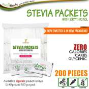 Stevia Erythritol Packets - 200's