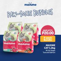 Maxime Cat Food 1.2KG - For All Life Stages Made w/ Real Tuna for Vision Support Balanced Minerals & Easy Digestion