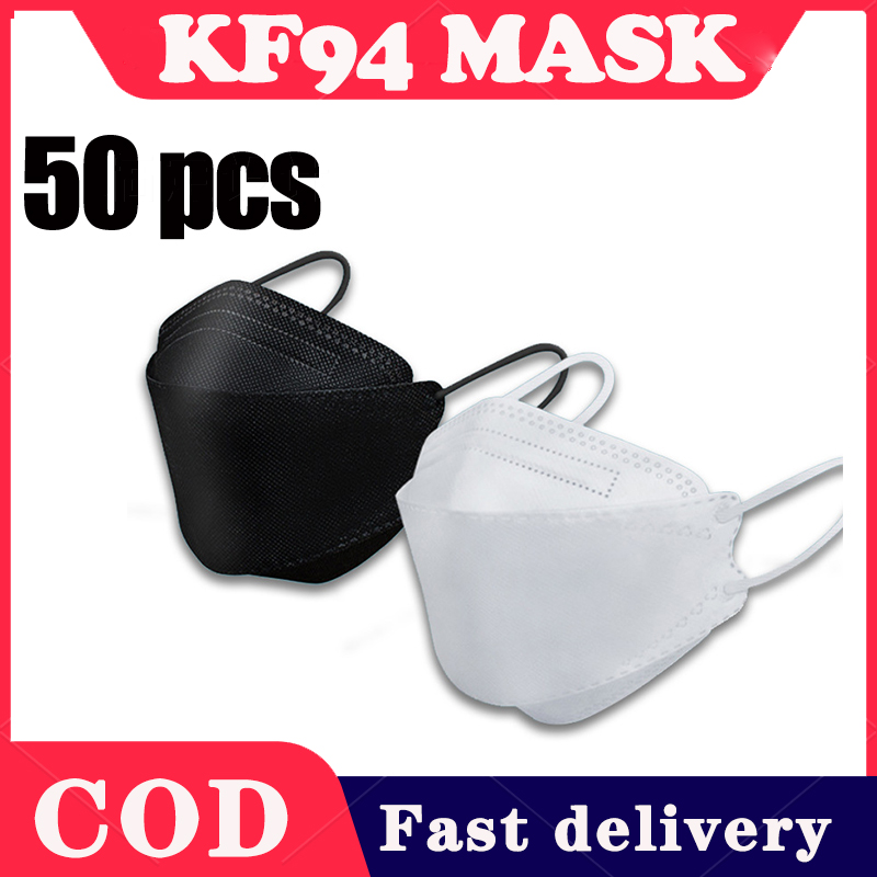 KF94 Mask Original 50 Pcs Kf94 Face Mask 50 Pcs Korean KF94 Nanofiber