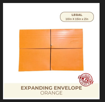 Colored Expanded Envelope with Garter Long Size For Files