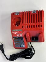 Milwaukee 4859-1812 M12 and M18 12-Volt/18-Volt Lithium-Ion Multi-Voltage Battery Charger converted to 220V For milwaukee battery only Single unit simplicity for quick charge of all M12 and M18 battery packs brand new taken from set.