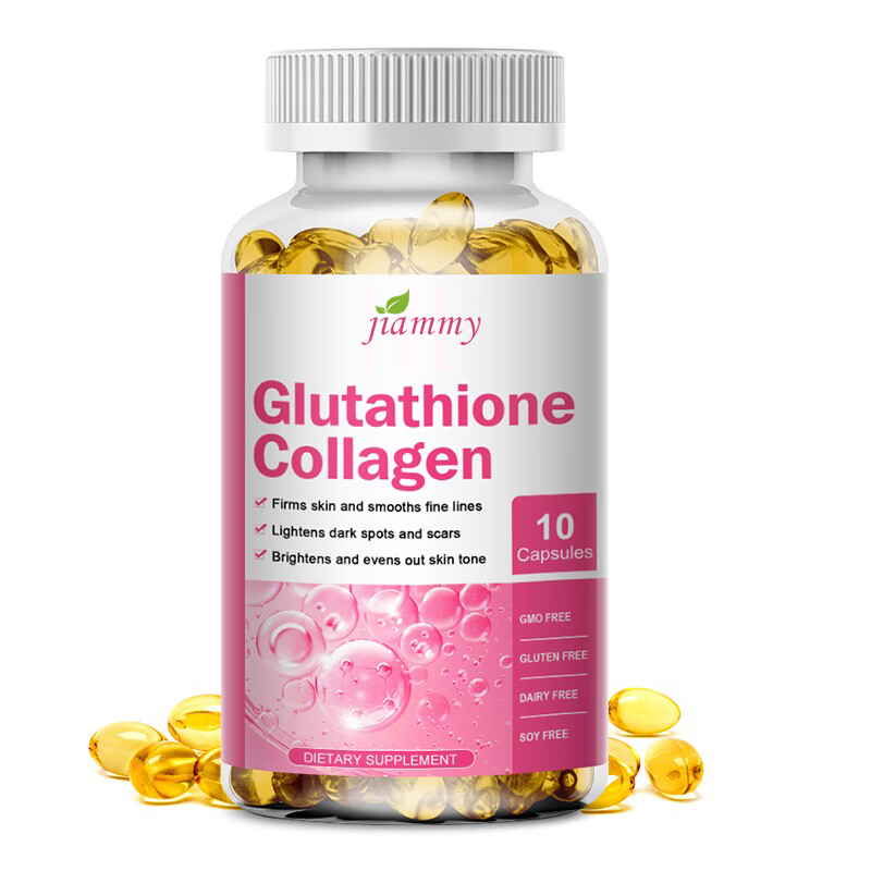 Glutathione Collagen Capsules WIth Vitamin C For Anti-Aging Skin Whitening Boosts Immunity Anti-wrinkle Collagen Vitamin Supplement