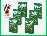 6pcs Lotte Pepero Biscuit Coated Chocolate 7 available flavor