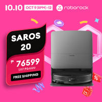 【GRAND LAUNCH】Roborock Saros 20 Robot Vacuum 35000 Pa Hper Force Suction 7.98cm Slim Design Dual Anti-Tangle 3D Navigation 100°C Hot Water Mop Washing Industry-First AdaptiLift Chassis 3.0
