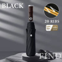 FIND 24 Ribs Automatic Umbrella Windproof Anti-UV Sunscreen Large Umbrella Folding Sunshade