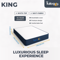 Tulogco 8.1 inches independent spring mattress Single/Double/Queen/King Three zone springs design memory foam mattress