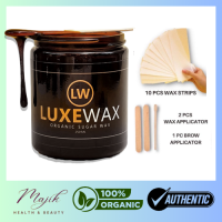 LUXEWAX Organic Sugar Wax Hair Removal Kit