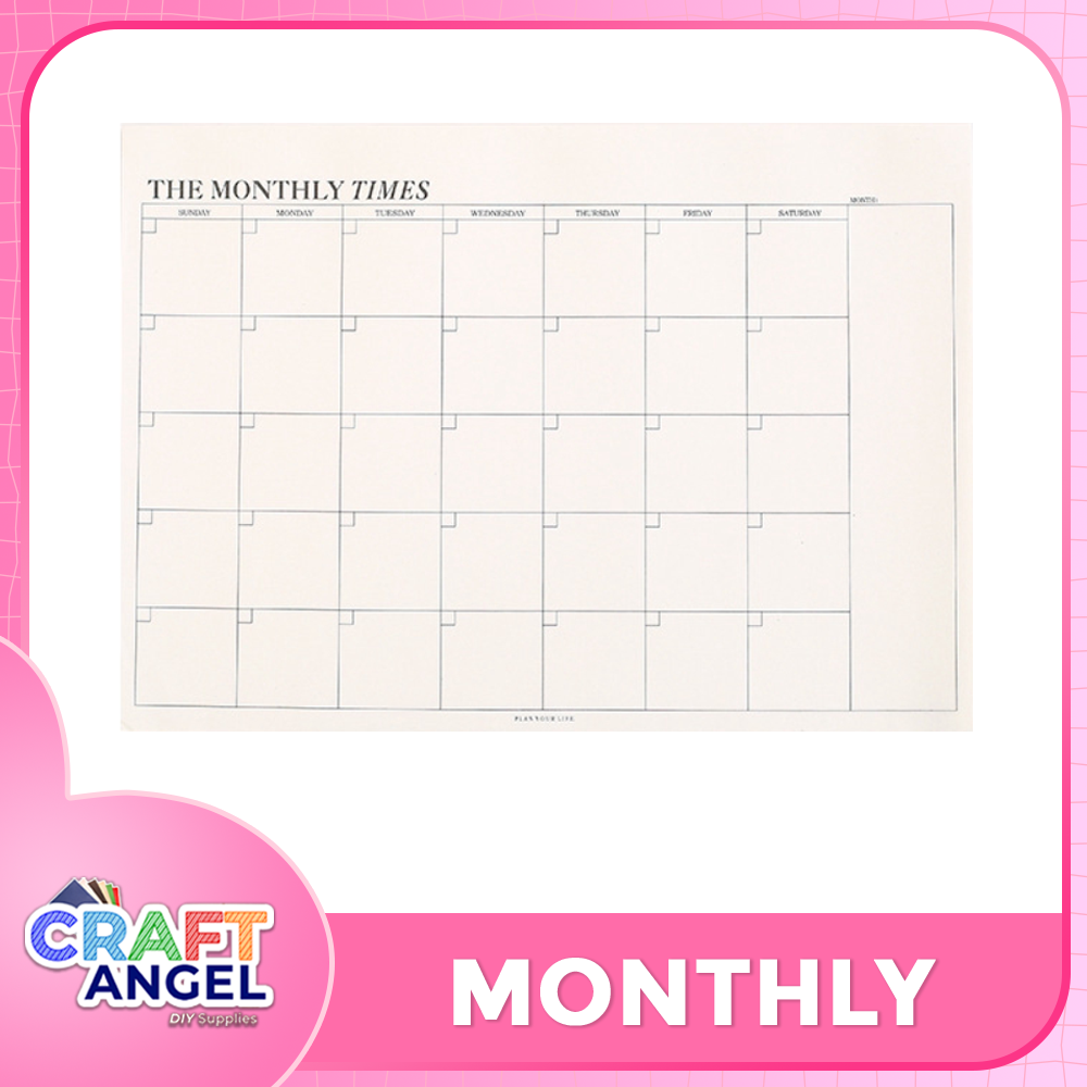 2026 Weekly Monthly Planner B5 60 Sheets Goal Tracker Desktop Organizer Notebook