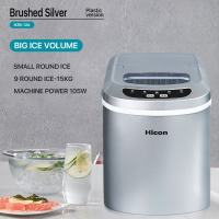 Hicon Ice Maker Automatic Electric Household ice Maker Machine Portable Mini Square Shape Making Machine with Handle