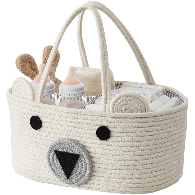 Minibala Baby Diaper Bags Storage Organizer New Caddy Diaper Organizer Baby Shower Portable Storage Bag