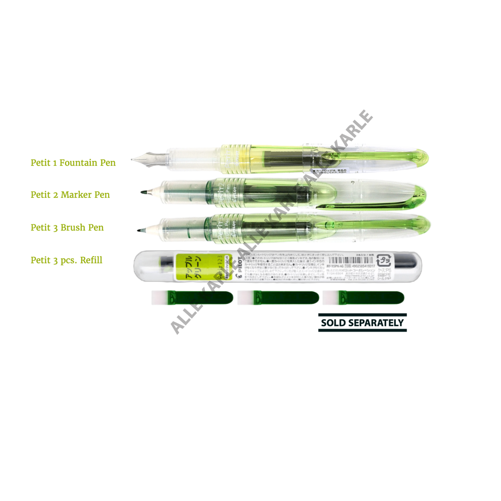 Pilot Petit Pens | Fountain | Marker | Brush | Ink Refill | Alle Karle