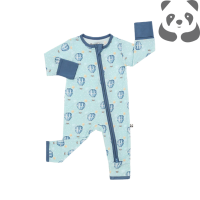 Bamberry Baby Zippered Romper - Hot Air Balloon - Bamboo Fabric