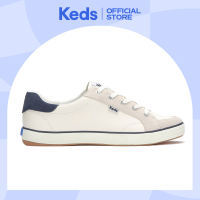 Womens Center III Leather/Suede Sneaker Snow White/Navy (WH68640-C0CNTRIII71100)