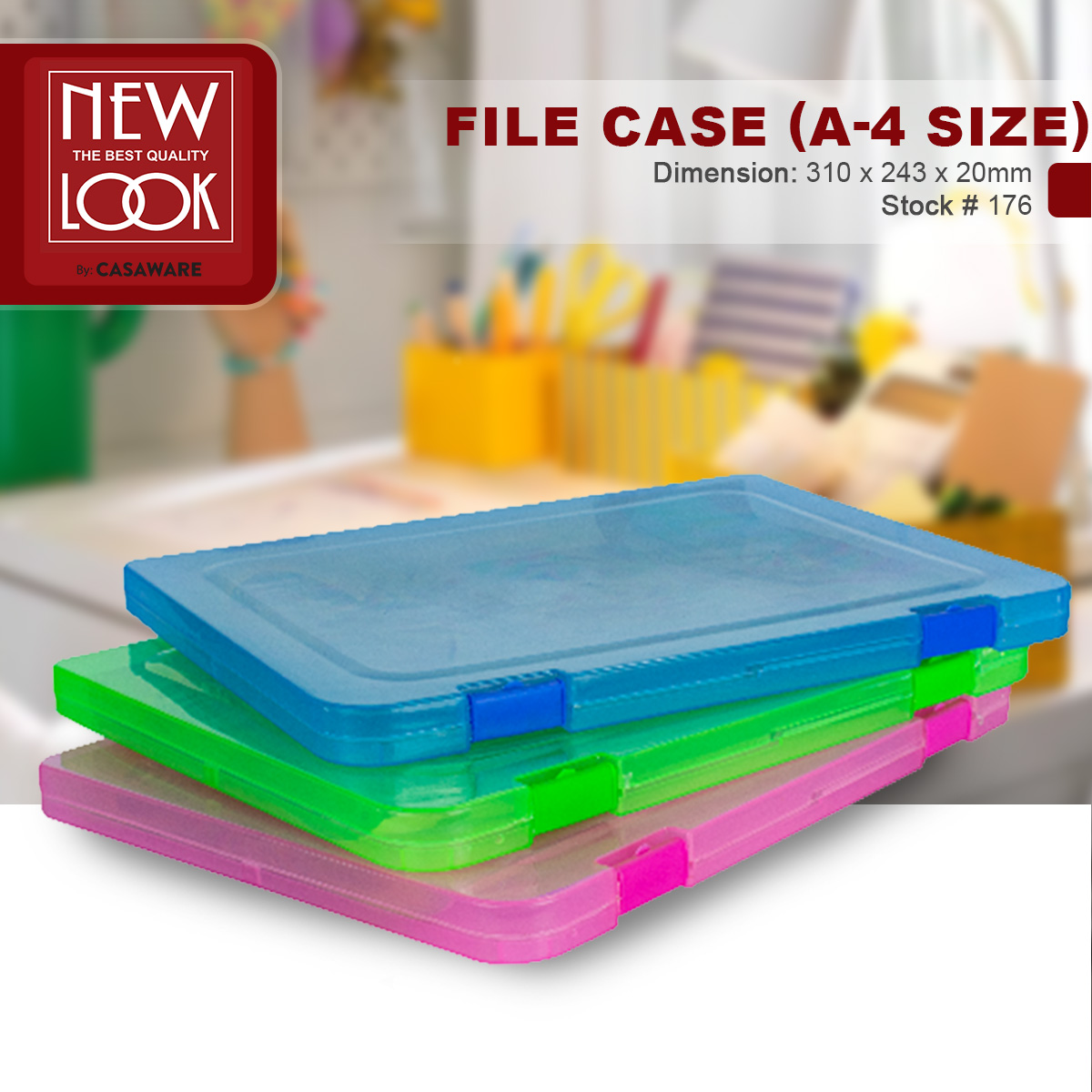 File Case (A-4 Size) Newlook by Casaware #176