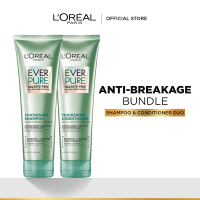 LOreal Paris Ever Strong Thickening Shampoo and Conditioner Set (250mL) - Hair Care Hair Treatment Sulfate Free Strengthening Bleached and Colored Hair
