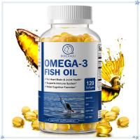 Fish Oil Capsules with omega-3 Rich DHA&EPA supplement Brain Booster Heart Skin Health ﻿ ﻿