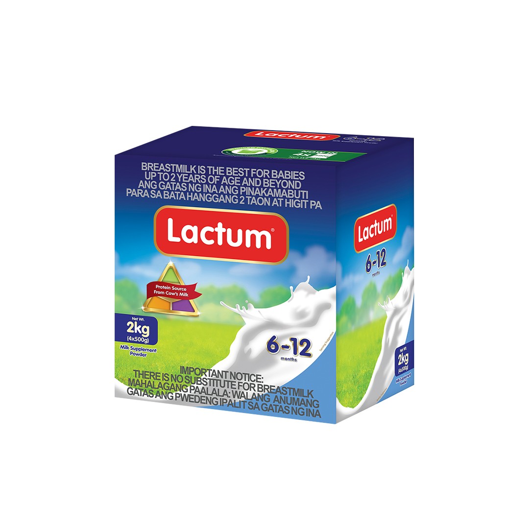Lactum for 6-12 Months Old 2kg Milk Supplement Powder