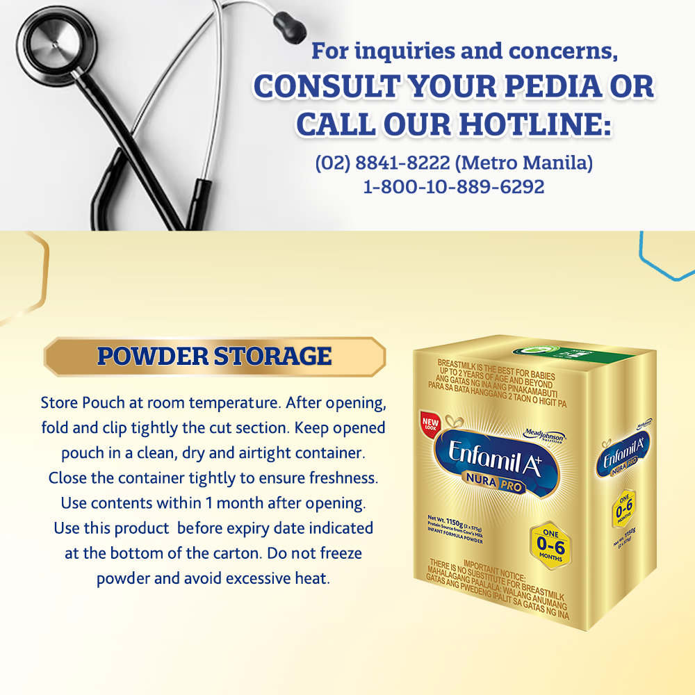 Enfamil A+ One NuraPro Infant Formula Powder for 0-6 Months 350g