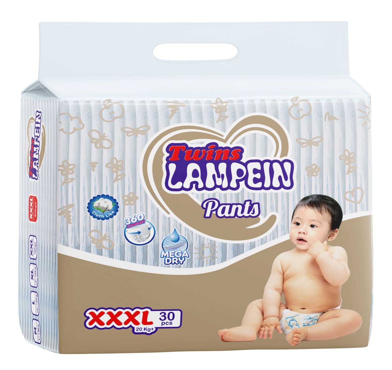 Twins Lampein Baby Pants XXXL x 30s