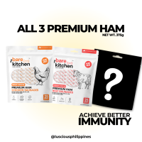 Luscious 375g Bare Kitchen Premium Ham Pet Sausage Treat High Quality Pet Sausage For Picky Eater Dogs and Cats