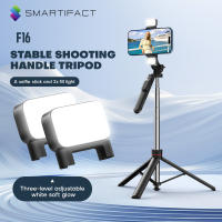 Smartifact F16 Stable Shooting Tripo Stick Tripod Selfie Stick 1708mm Bluetooth Remote 360°Rotation Compatible IOS/Android/GoPro for Video Vlogging