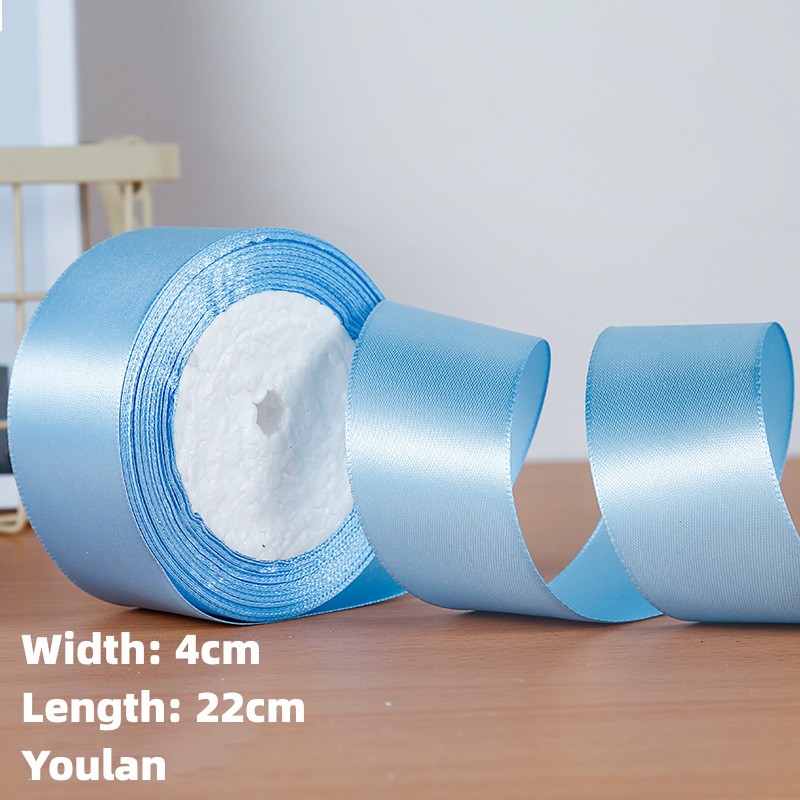 4cm Satin Ribbon Roll for DIY Gifts Flower Making