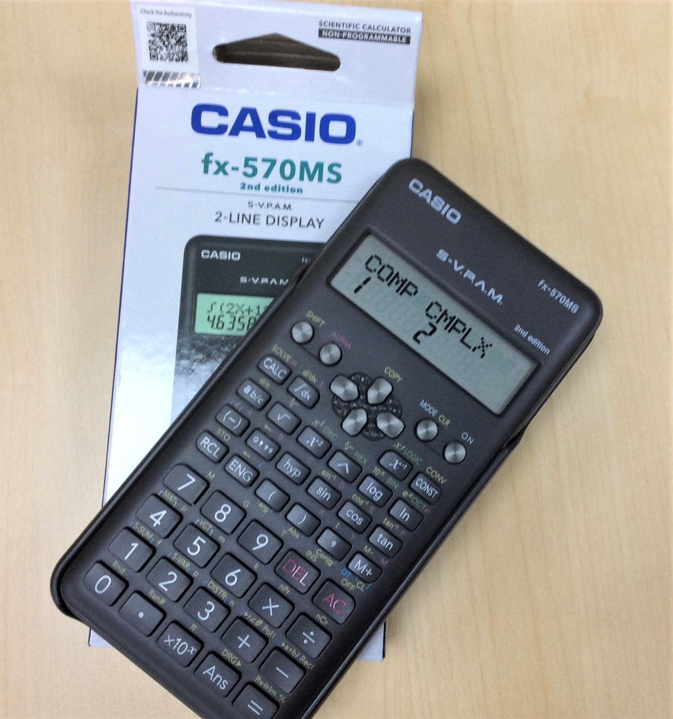 Scientific Calculator CASIO FX 570ms 2nd Edition APPROVED BY PRC For Scientific Calculator CASIO FX 570ms 2nd Edition APPROVED BY PRC For