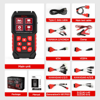 🔥(New & M4-Asia 1-2 Days Delivery✅) FXTUL M4 Motorcycle Scanner Diagnostic Tool Encoding Keys TPS ABS Anti-theft Test Universal Motorbike OBD2 Scanner for YAMAHA HONDA KAWASAKI Suzuki VESPA EUROV BMW DUCATI HARLEY