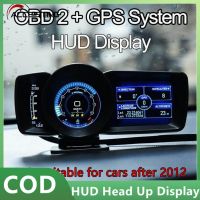 【Fast delivery】A600 OBD2+GPS System HUD Head Up Display Car Multi-Function Speedometer Auto Gauge Alarm System Car Computer
