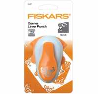 Lever Corner 1″ Scroll Fiskars Punch