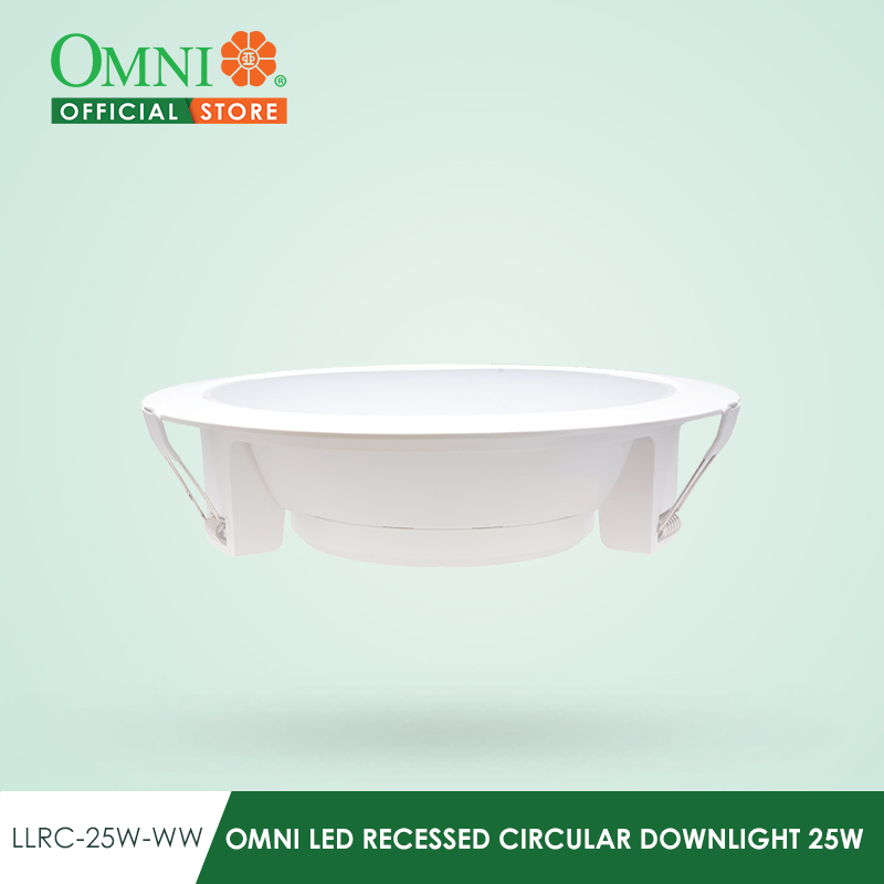 OMNI LED Recessed Circular Downlight - Warm White - LLRC