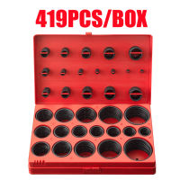 JIANTAI 419pcs O-ring Assortment Set Seal Gasket Universal Rubber O Ring Kit R01-R32