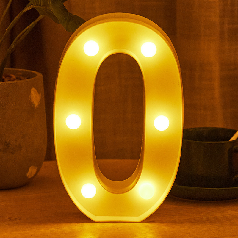 【Local Fast Delivery】21cm Big Size Letter lamp Christmas Big 3D Letter Led Night Light Sign Alphabet DIY Lamp Decor Lamp